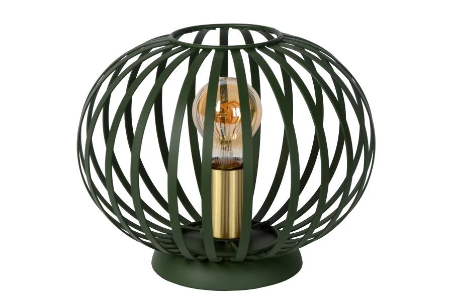 Lucide MANUELA - Lampe de table - Ø 25,5 cm - 1xE27 - Vert - UIT